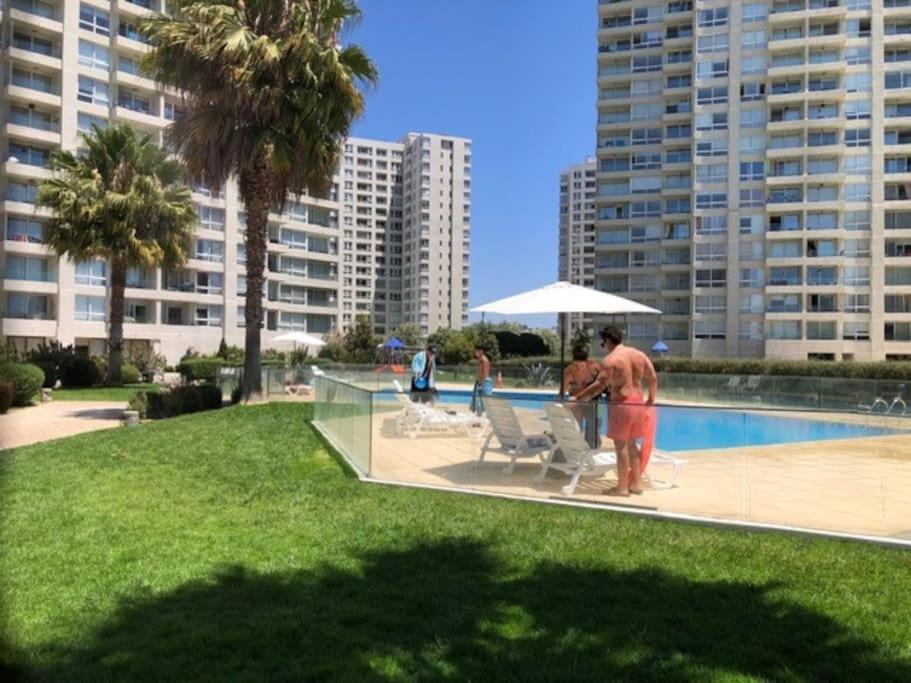 Espectacular depto 3d2b frente casino playa y mar - 1