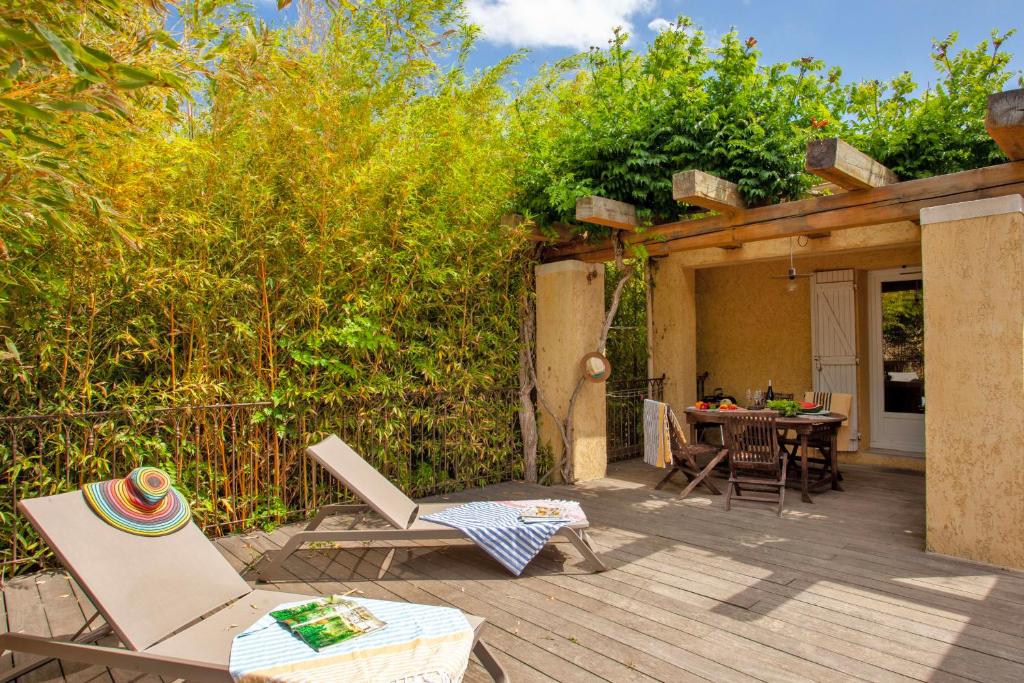 Maisonnette "Bambou" une chambre avec jardin - 2 à 4 personnes - 2