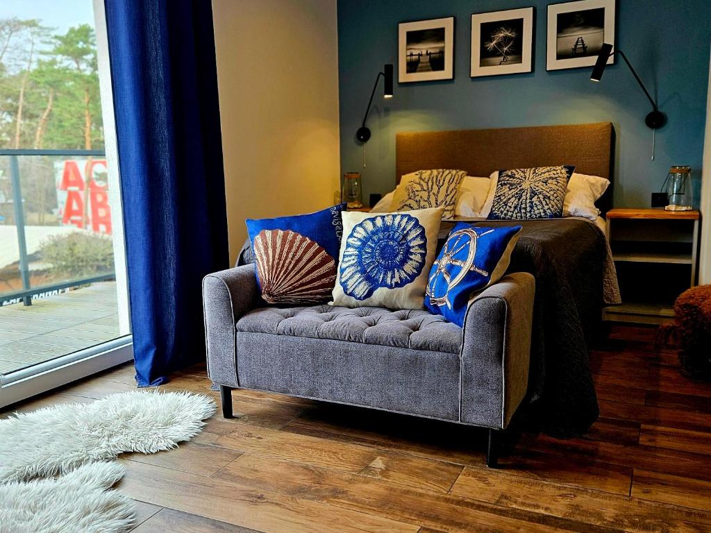 Apartament GRUNWALDZKA 105 z tarasem 5o m do plazy 전경
