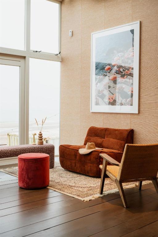 Strandhotel Zoomers 해변 뷰