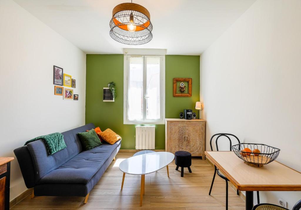 Verde y Terracotta, T2, Centre-ville, Figuerolles - 2