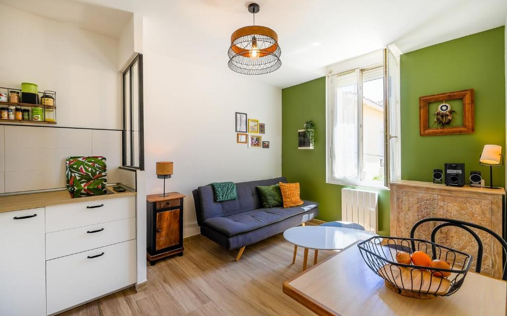 Verde y Terracotta, T2, Centre-ville, Figuerolles - 3