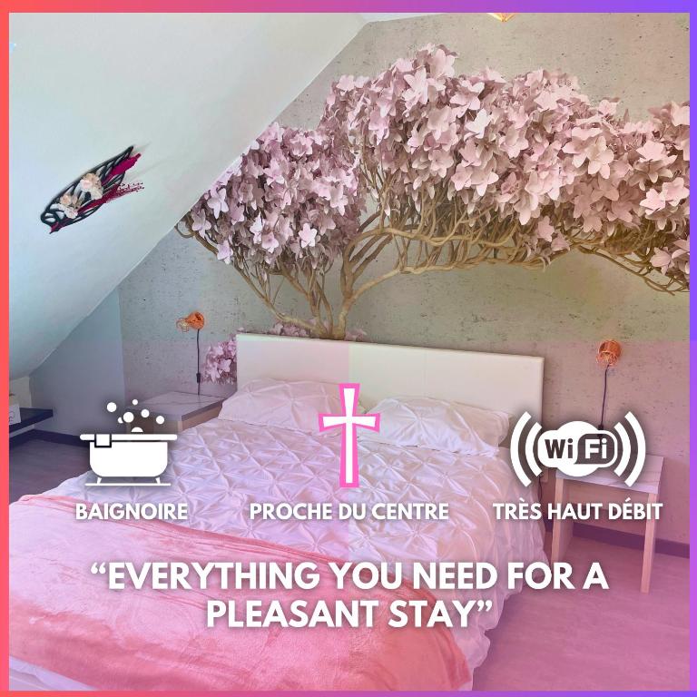 [Rêve Rose] Studio Équipé, Wifi, Vue - 1