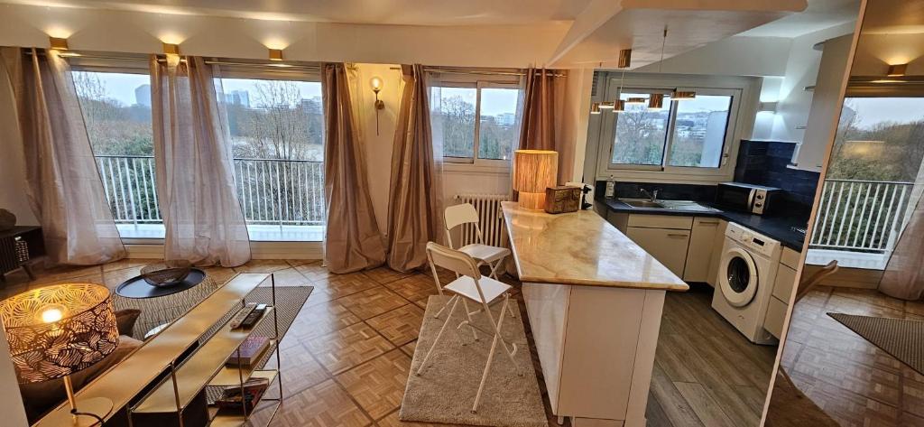 ZZZ boulogne avec vue sur la Seine, Boulogne-Billancourt