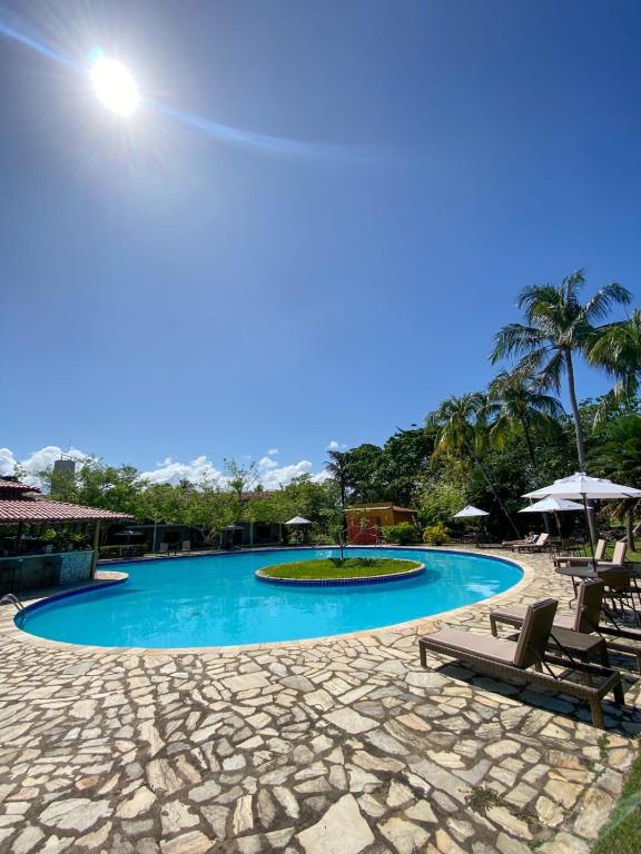 Swimming pool, Anga Beach Hotel in Sao Miguel dos Milagres