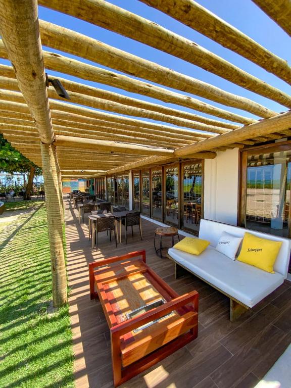 Restaurant, Anga Beach Hotel in Sao Miguel dos Milagres