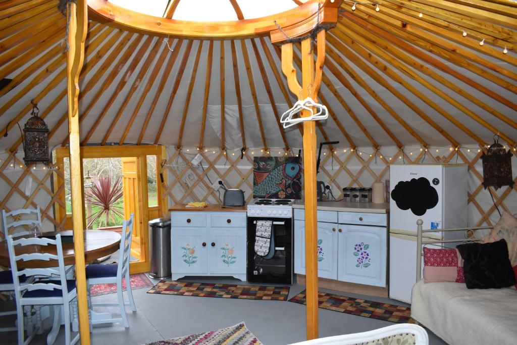 The Yurt in Cornish Woods, near Penzance photo 4
