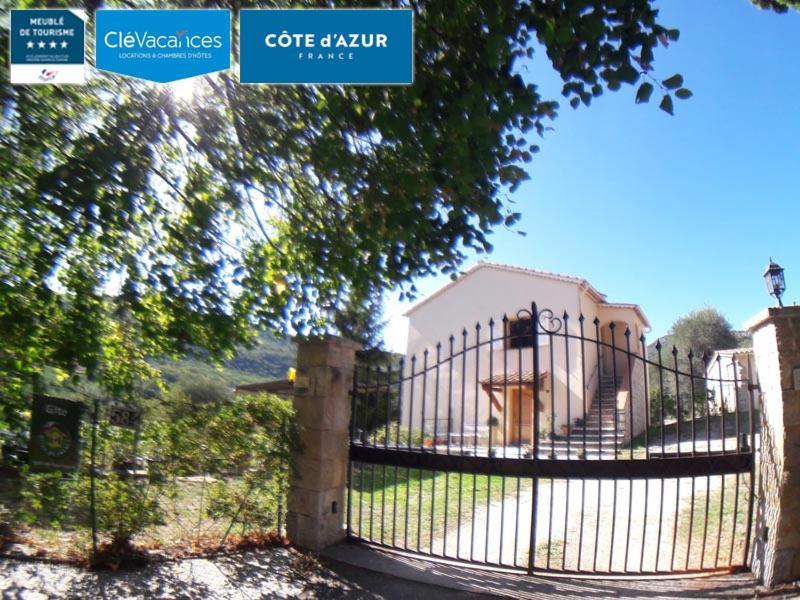 Locations-06 La maison de Noéie rdj pour 6 personnes entre mer et montagne - 1