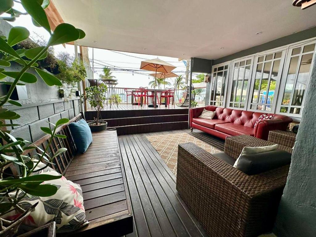 Shared lounge/TV area, Costa Maris Beach Hotel Frente Mar in Guaruja