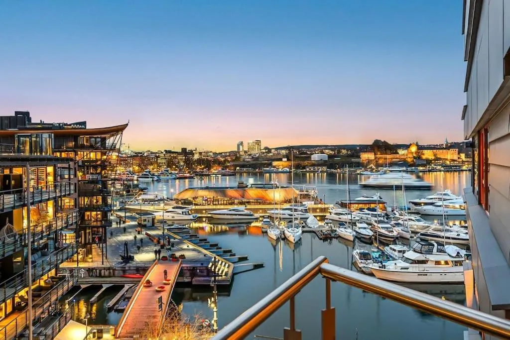 Seafront apartment at Aker Brygge OSLO，位于奥斯陆的酒店