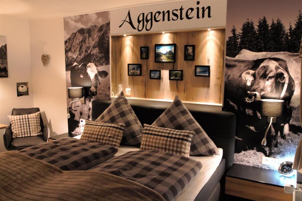 Ferienwohnungen Wolf- Studio Zimmer mit Bergblick - 3