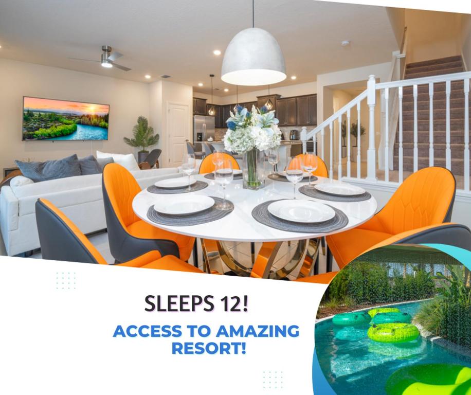 5 BR, 4.5 BA Villa Sleeps 12 WI103, Davenport