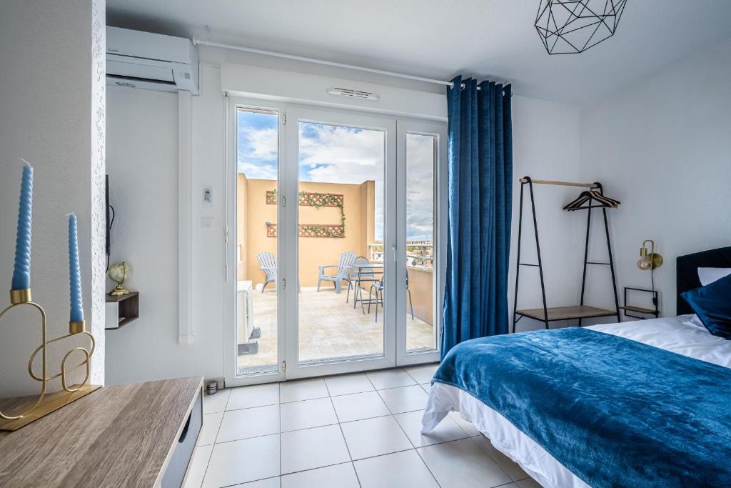 Appartement "Côté canal", Terrasse , Climatisation , parking privé - 5