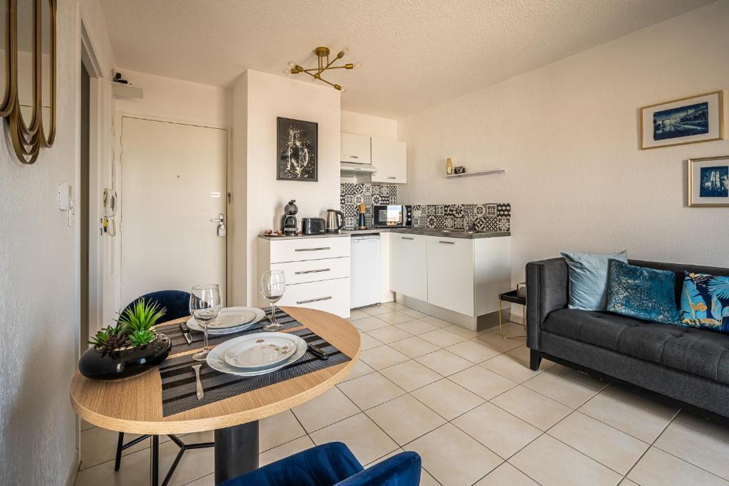 Appartement "Côté canal", Terrasse , Climatisation , parking privé - 4