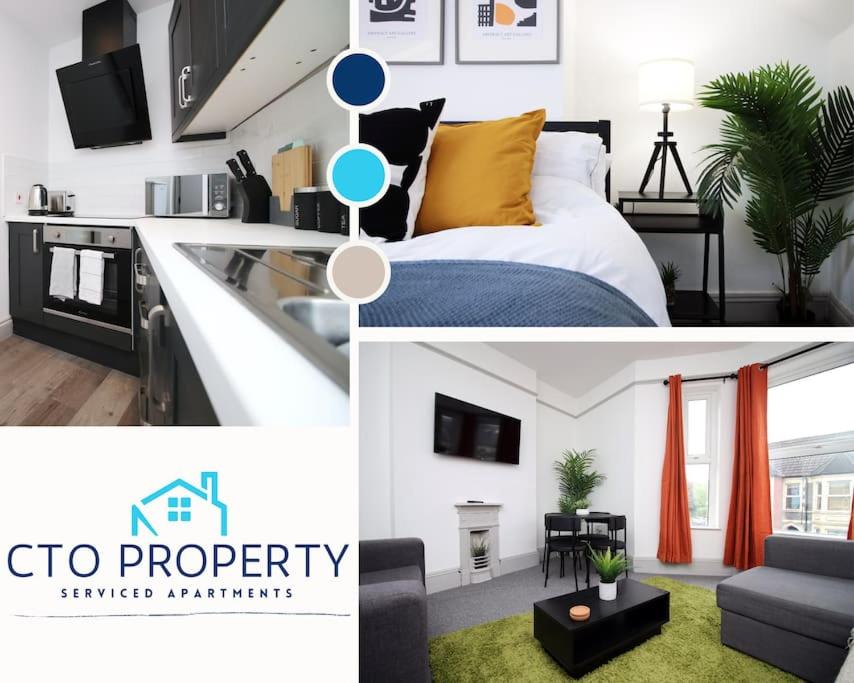 2 Bed Flat near Stadium with Street Parking by CTO Serviced Apartments, Cardiff