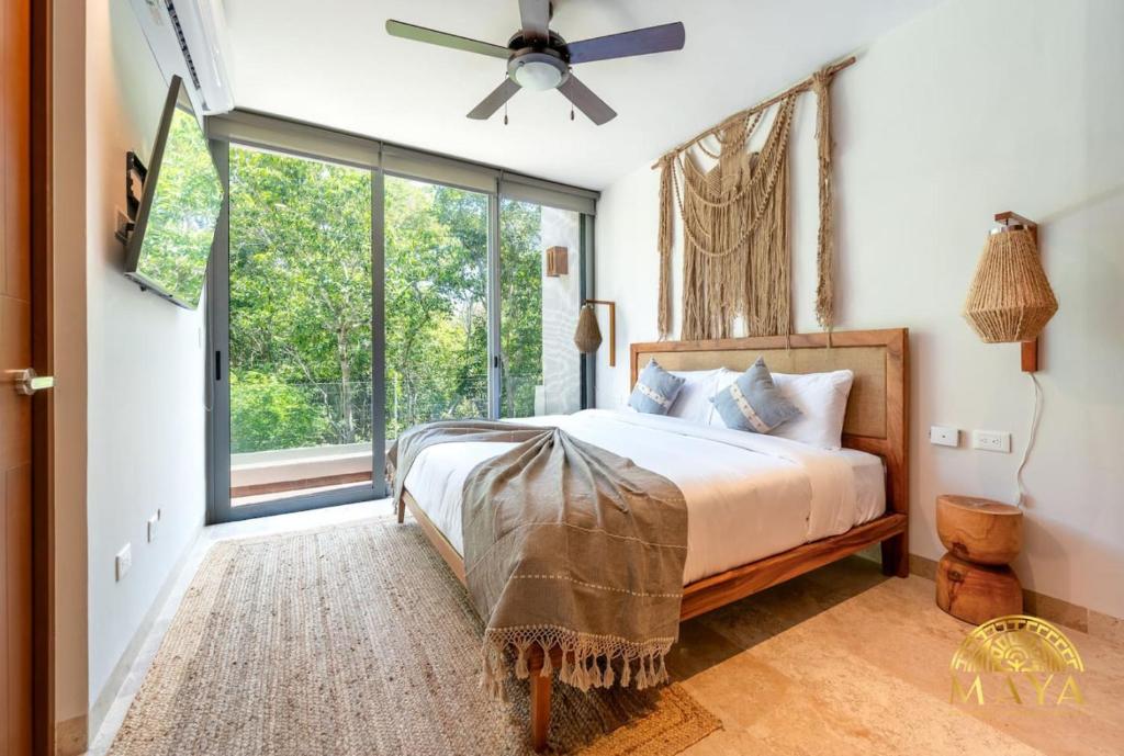 NHOA 206A Lux 2BR Condo Jungle View in Aldea Zama - 1