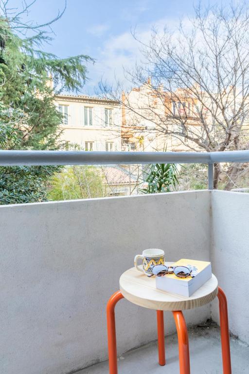 Petit jaune, T2 centre ville Marseille avec balcon - 5