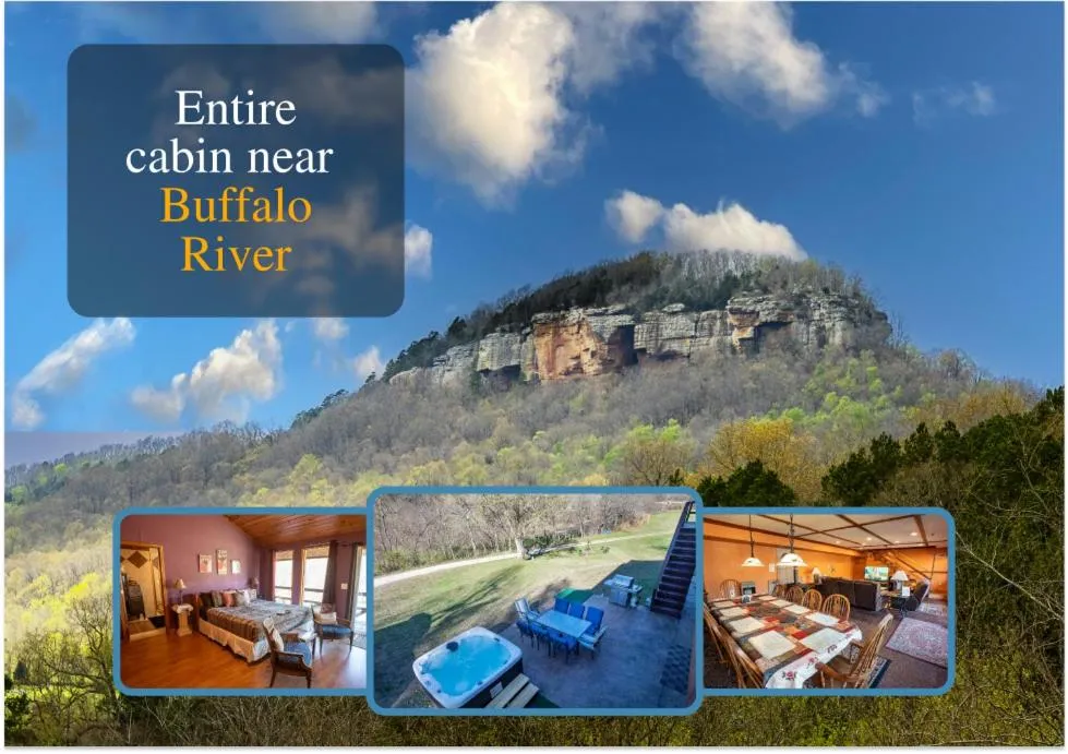 Misty Creek Cabin, enjoy the Ozarks and the beautiful Buffalo River，位于Vendor的酒店