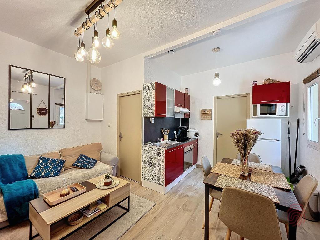 Appartement F2 avec terrasse, climatisation et proche des Thermes - Lamalou-les-Bains - FR-1-451-202 - 1