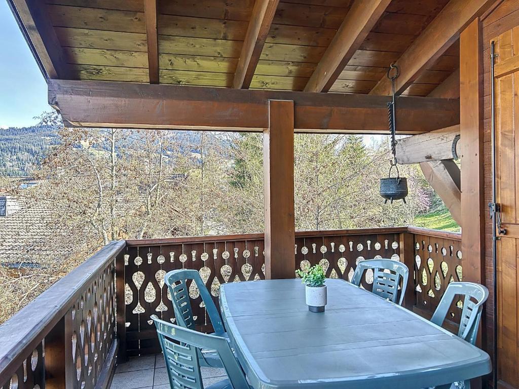 Appartement avec garage proches ski bus à Combloux - 5