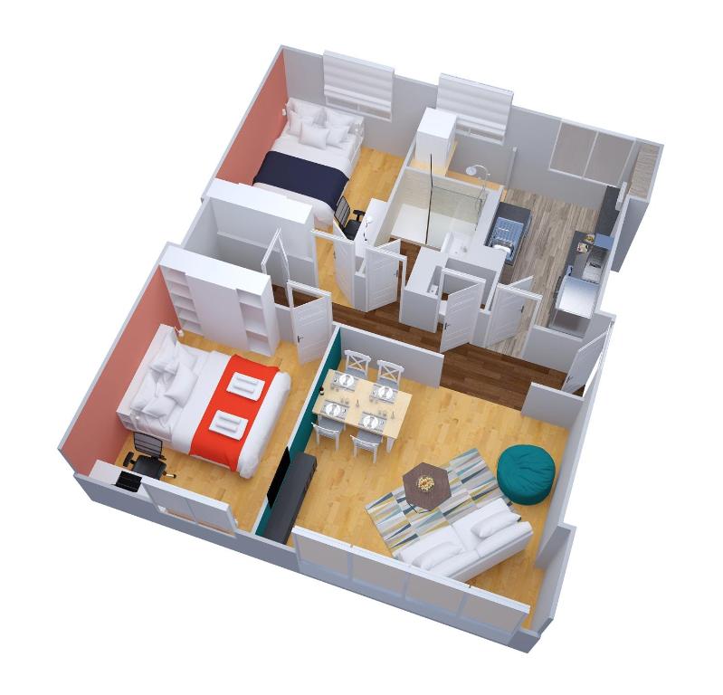 Belle Vaucelles • rénové et design • parking, wifi - 4