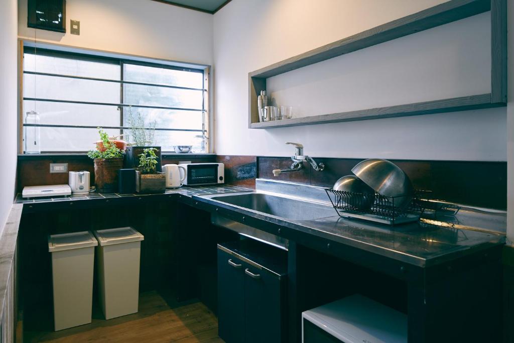Kitchen, Kagelow Mt Fuji Hostel Kawaguchiko in Fujikawaguchiko