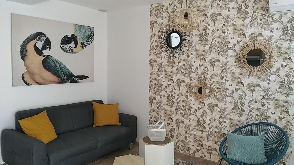 Le triplex Saint Aphrodise, terrasse au calme et parking gratuit - 1