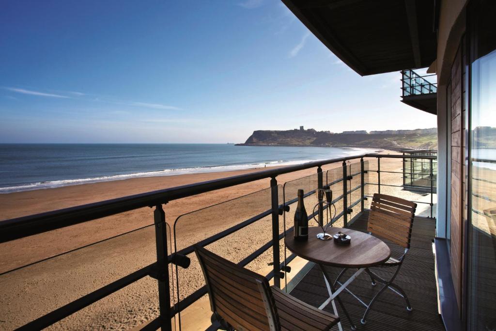 Balcony/terrace, The Sands Sea Front Apartments in Scarborough