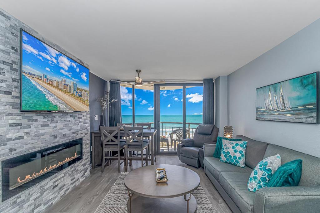 5th Floor Direct Oceanfront Double Suite Sleeps 6 Meridian Plaza 503, Myrtle Beach