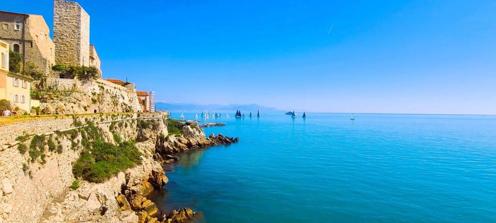 Luxe et charme Vieil Antibes 80m2 Clim Parking plages à pieds - 1