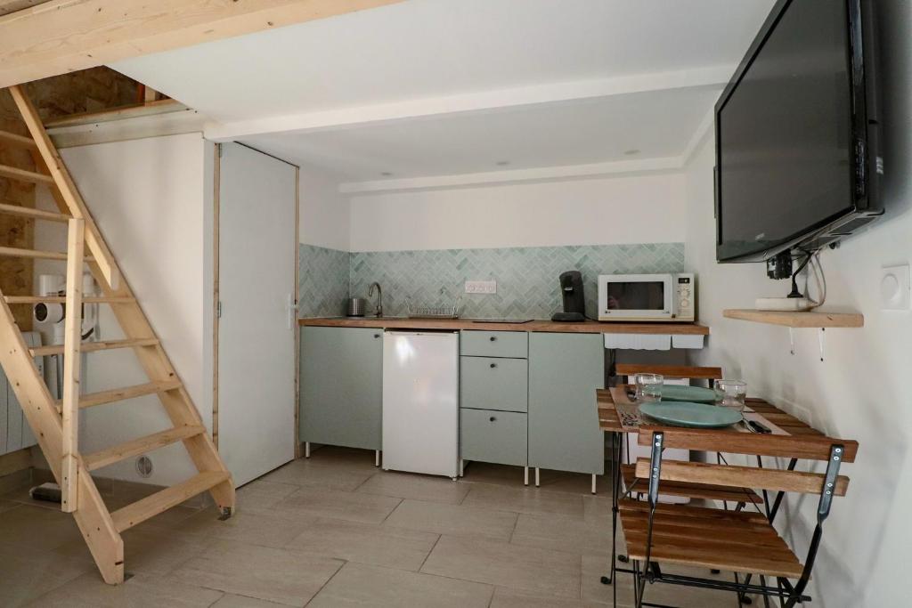 Studio mezzanine avec parking Albert 1er - 2