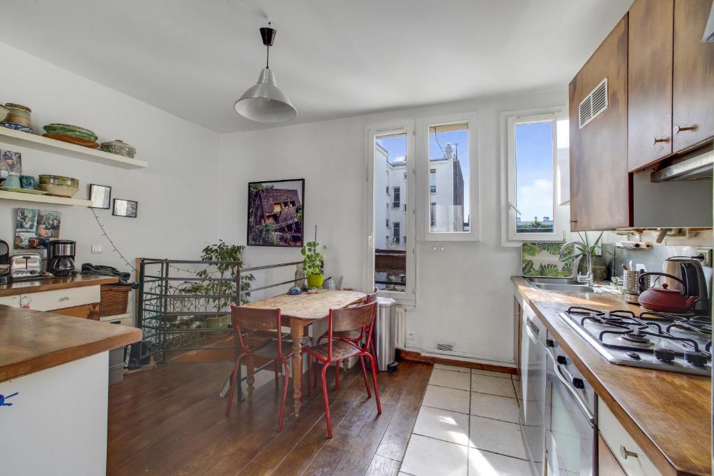 SUPERBE DUPLEX avec JARDIN PARTAGE à PARIS MENILMONTANT - 5