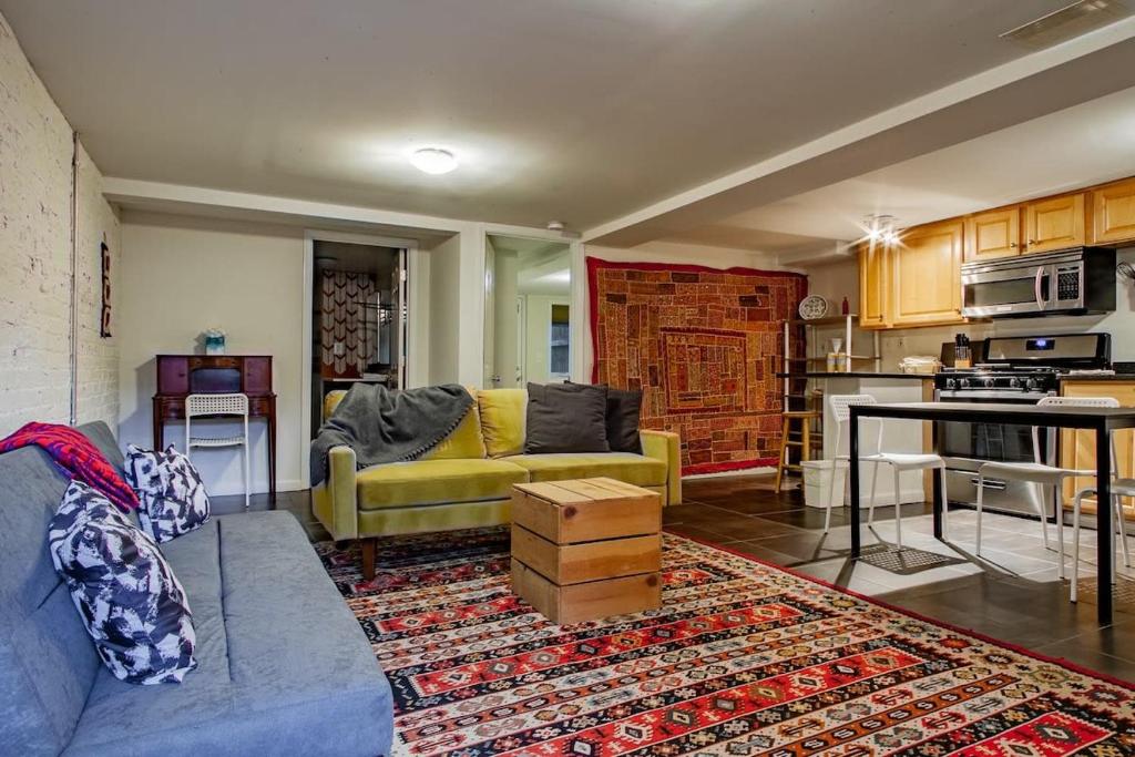Rest Easy in this Bloomingdale English Basement, Washington