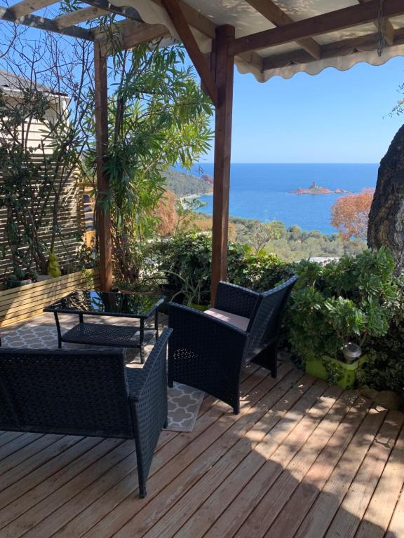 Mobilhome vue mer grand confort domaine l’île d or - 3