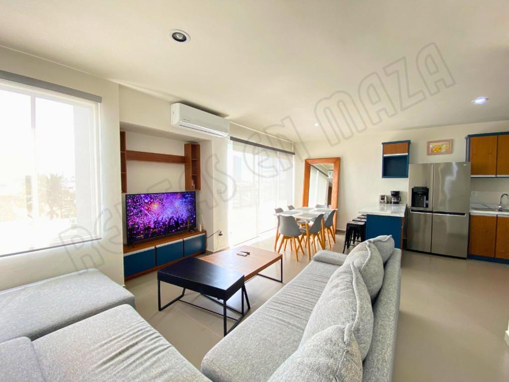 Residencial Coto Mareta 8 Excelente Departamento con Alberca en Zona Exclusiva de Mazatlán - 4