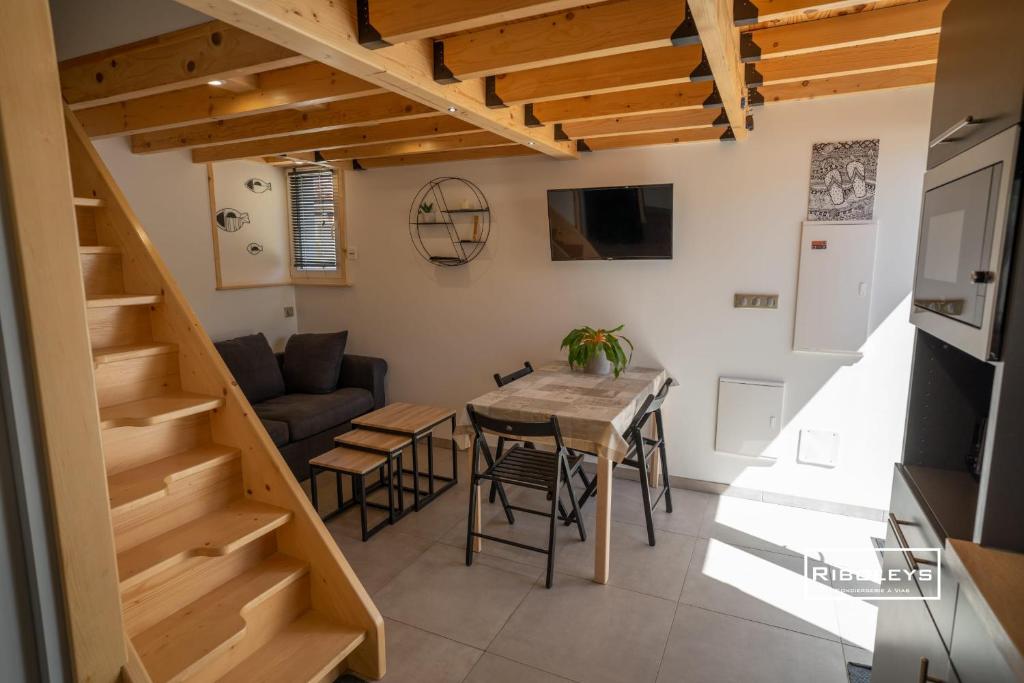 Riboleys - maison climatisée WIFI à 600m de la mer - 4