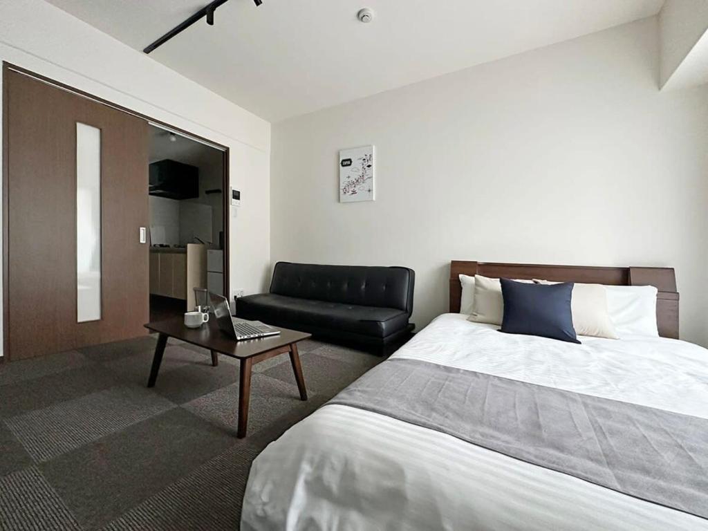 Nagomi by b hotel - 1 Bedroom Apt in City Centre w balcony for 3 Ppl, Hirošima