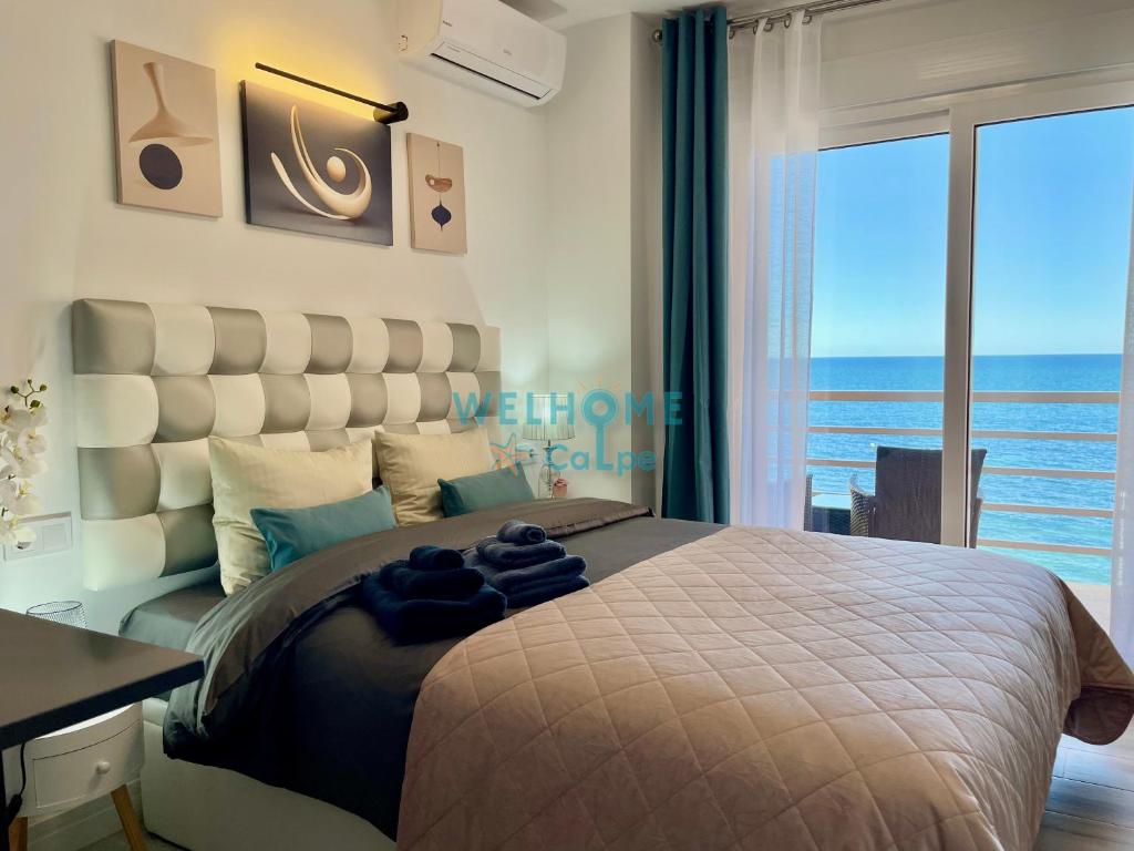 ACUARELA estudio, 1ª línea, vista al mar, piscina, Calpe