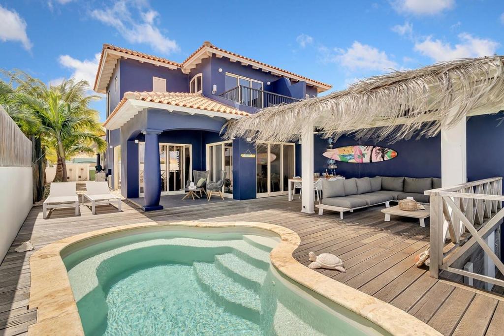 Kas Linde with private pool on the Laguna Marina, Kralendijk