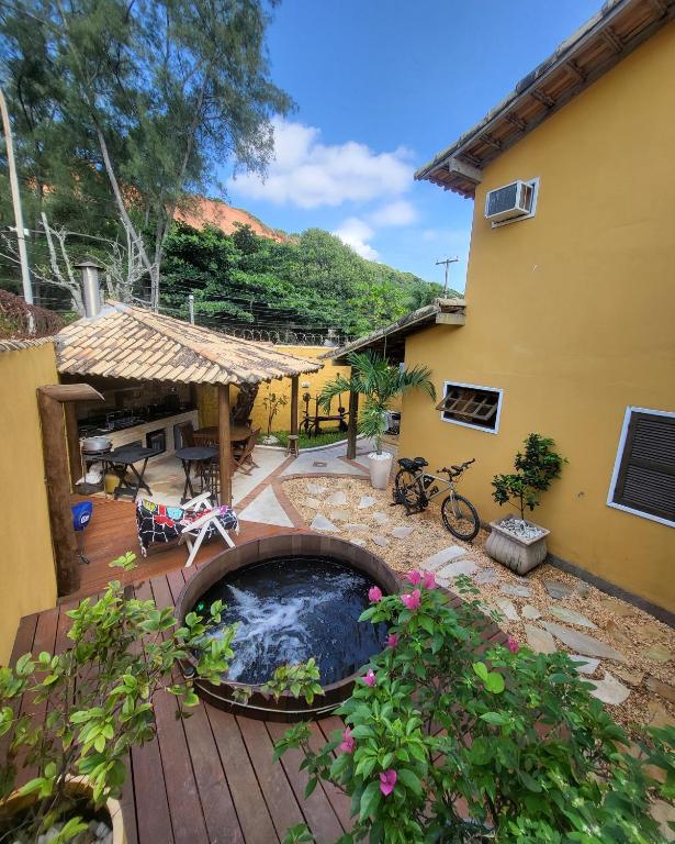 Casa em Búzios em frente a praia Rasa -com Ofurô e área gourmet Privativa, Búzios