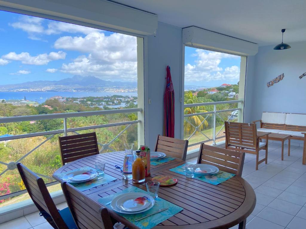Le Cocotier - Vue panoramique Baie de FdF, Les Trois-Îlets