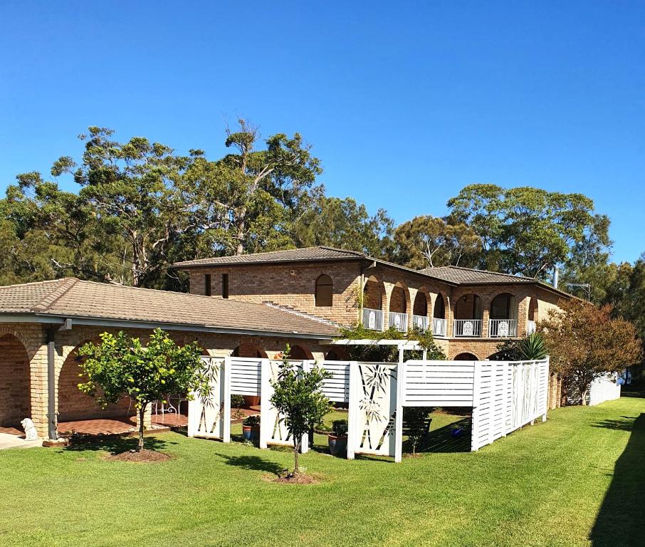 Exterior view, The Sanctuary Paradise beach in Jervis Bay