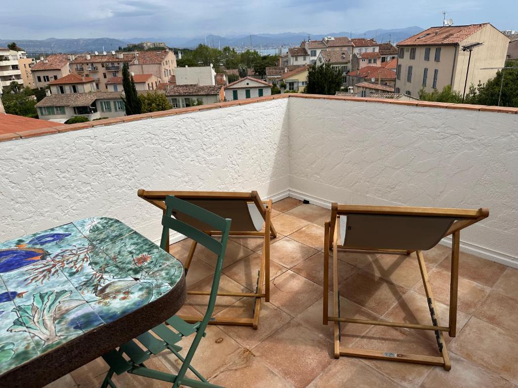COSY STAR - Brand new flat with terrace Seaview flat AC for 4 - 4