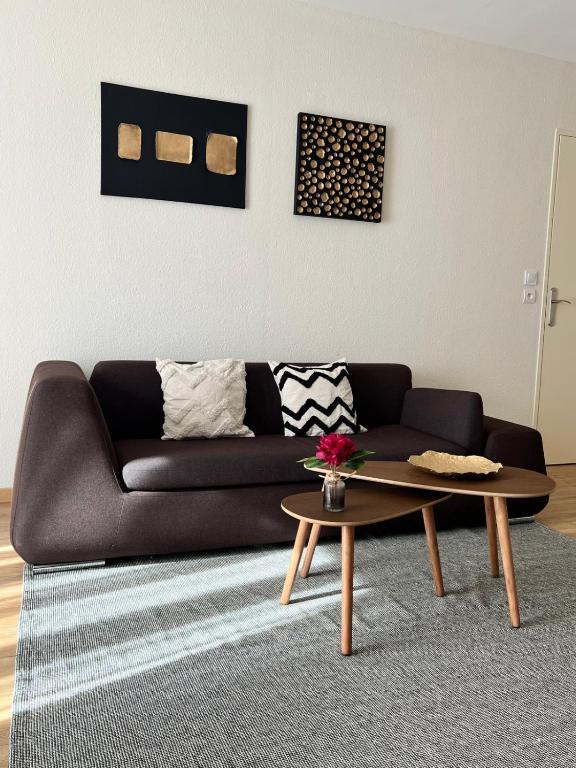 Superbe Appartement tout équipé, Coins cosy à Metz gare, 50M2, Parking privé, Balcon, 2p - 4