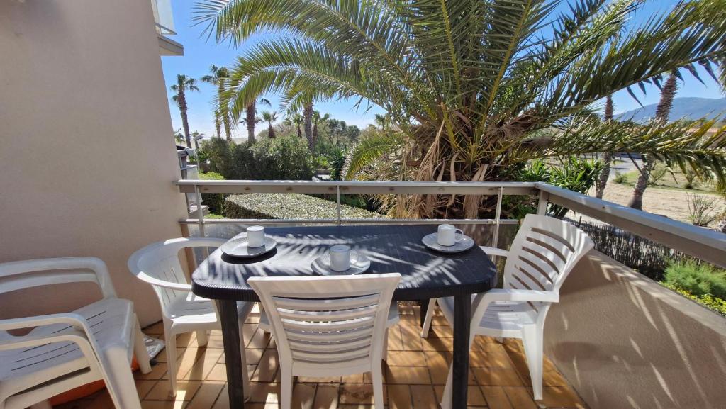 Capitelles Appart accès direct plage et piscine - Balcon Parking - ref Tedal - 5