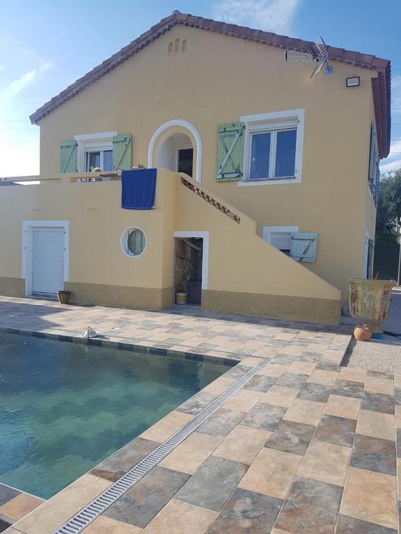 Villa moderne avec piscine vue mer à Nice Bellet - 2