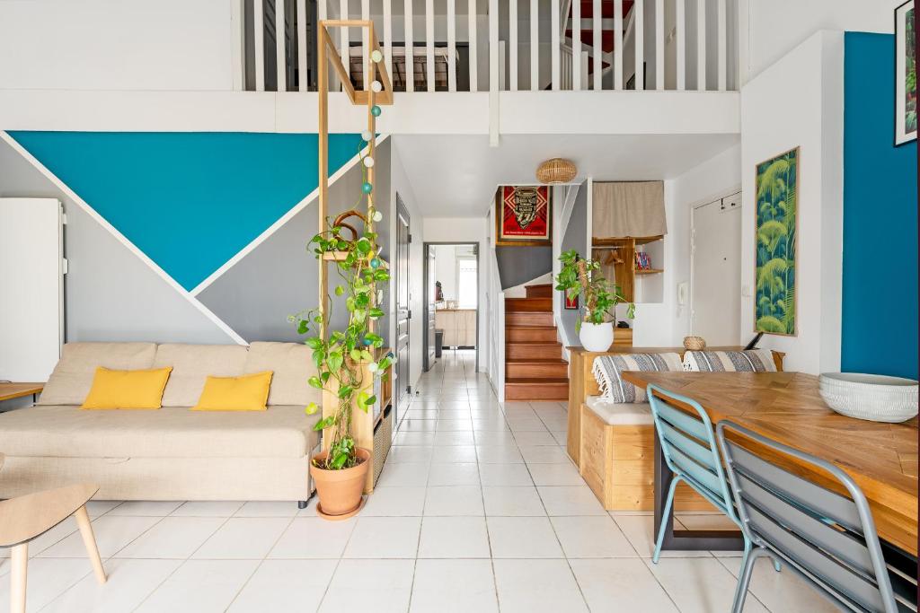 Le Surf : Triplex (T4) parking, rooftop et clim - 5
