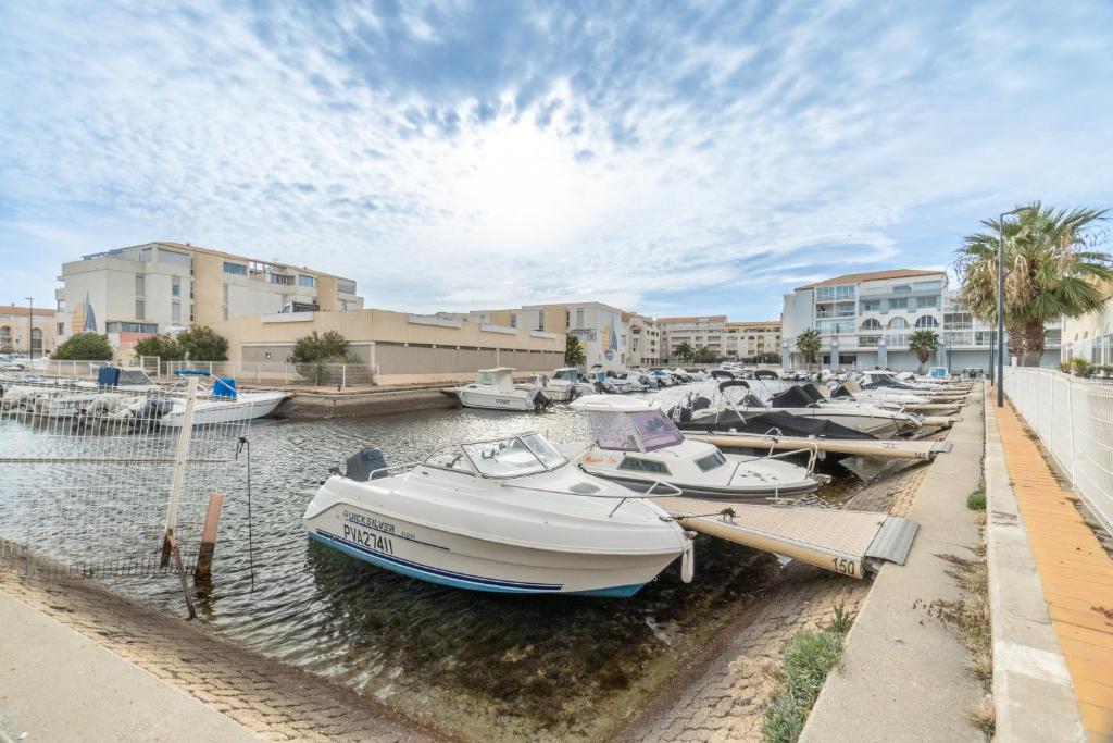 Appt t2 cabine clim parking privée vu mer - 2