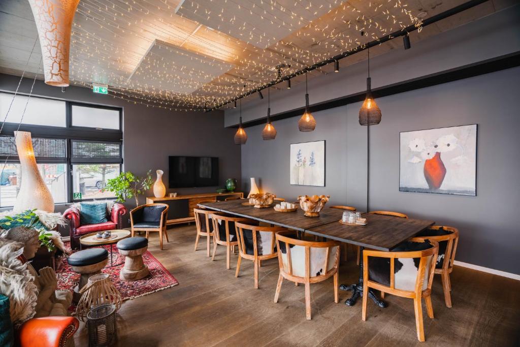 Restaurant, Hotel Eyja in Reykjavik