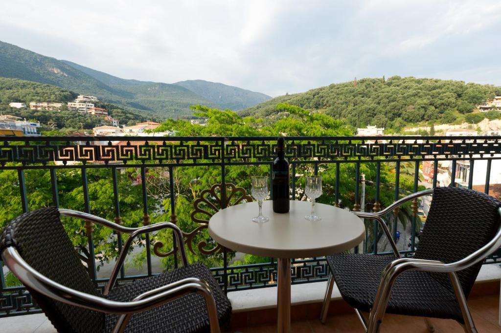 Balcony/terrace, Paradise Hotel in Parga